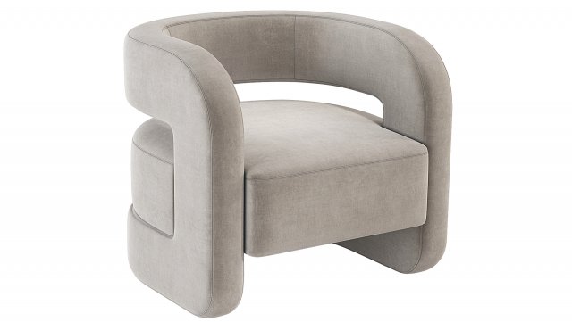 Kirby Chair Mitchell Gold Bob Williams 3D Model .c4d .max .obj .3ds .fbx .stl .blend 