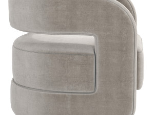 Kirby Chair Mitchell Gold Bob Williams 3D Model