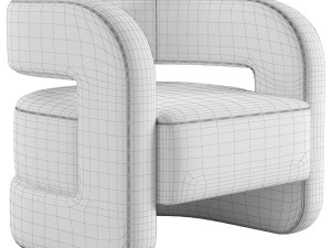 Kirby Chair Mitchell Gold Bob Williams 3D Model