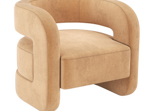 Kirby Chair Mitchell Gold Bob Williams 3D Model