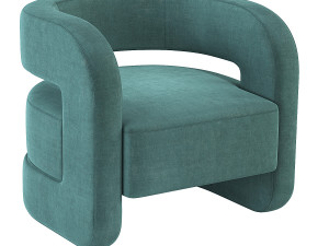 Kirby Chair Mitchell Gold Bob Williams 3D Model