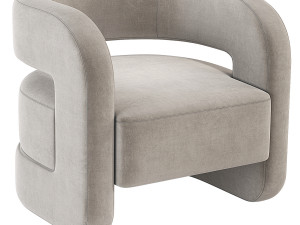 Kirby Chair Mitchell Gold Bob Williams 3D Model