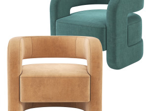Kirby Chair Mitchell Gold Bob Williams 3D Model