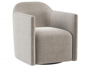 Blu Dot About Face Swivel Lounge Chair 3D Model
