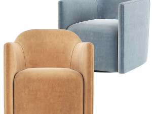 Blu Dot About Face Swivel Lounge Chair 3D Model