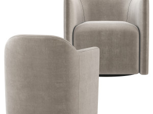 Blu Dot About Face Swivel Lounge Chair 3D Model