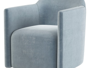 Blu Dot About Face Swivel Lounge Chair 3D Model