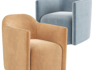 Blu Dot About Face Swivel Lounge Chair 3D Model