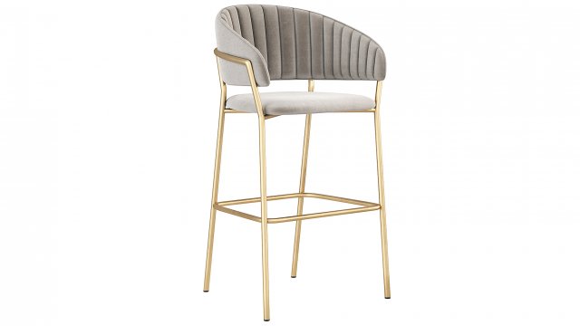 Deephouse Pisa Bar Stool 3D Model .c4d .max .obj .3ds .fbx .stl .blend 