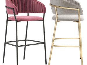 Deephouse Pisa Bar Stool 3D Model