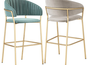 Deephouse Pisa Bar Stool 3D Model