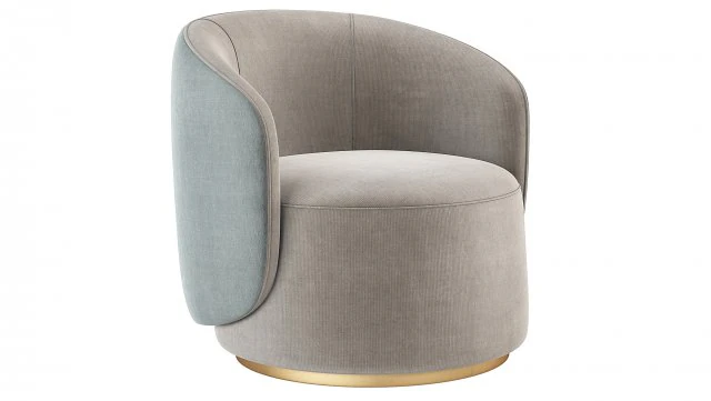 Poltroncina Fendi Casa Annabelle Modello 3D .c4d .max .obj .3ds .fbx .stl .blend