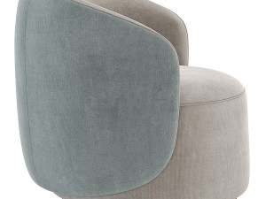 Fendi Casa Annabelle Armchair 3D Model