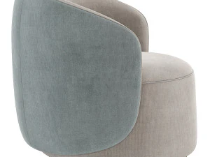 Poltroncina Fendi Casa Annabelle Modello 3D