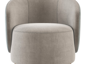 Fendi Casa Annabelle Armchair 3D Model