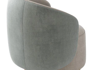 Poltroncina Fendi Casa Annabelle Modello 3D