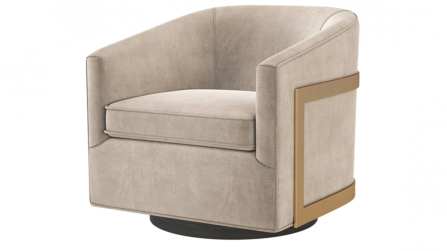 Hardware de restaura&ccedil;&atilde;o de cadeira girat&oacute;ria Reginald RH Modelo 3D .c4d .max .obj .3ds .fbx .stl .blend 