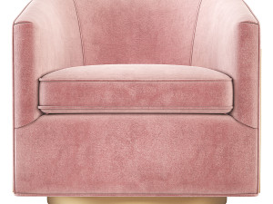 Reginald Swivel Chair Restoration Hardware RH 3D Model