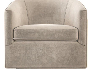 Hardware de restaura&ccedil;&atilde;o de cadeira girat&oacute;ria Reginald RH Modelo 3D