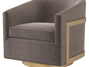 Reginald Swivel Chair Restoration Hardware RH 3D Model