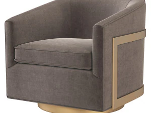 Hardware de restaura&ccedil;&atilde;o de cadeira girat&oacute;ria Reginald RH Modelo 3D