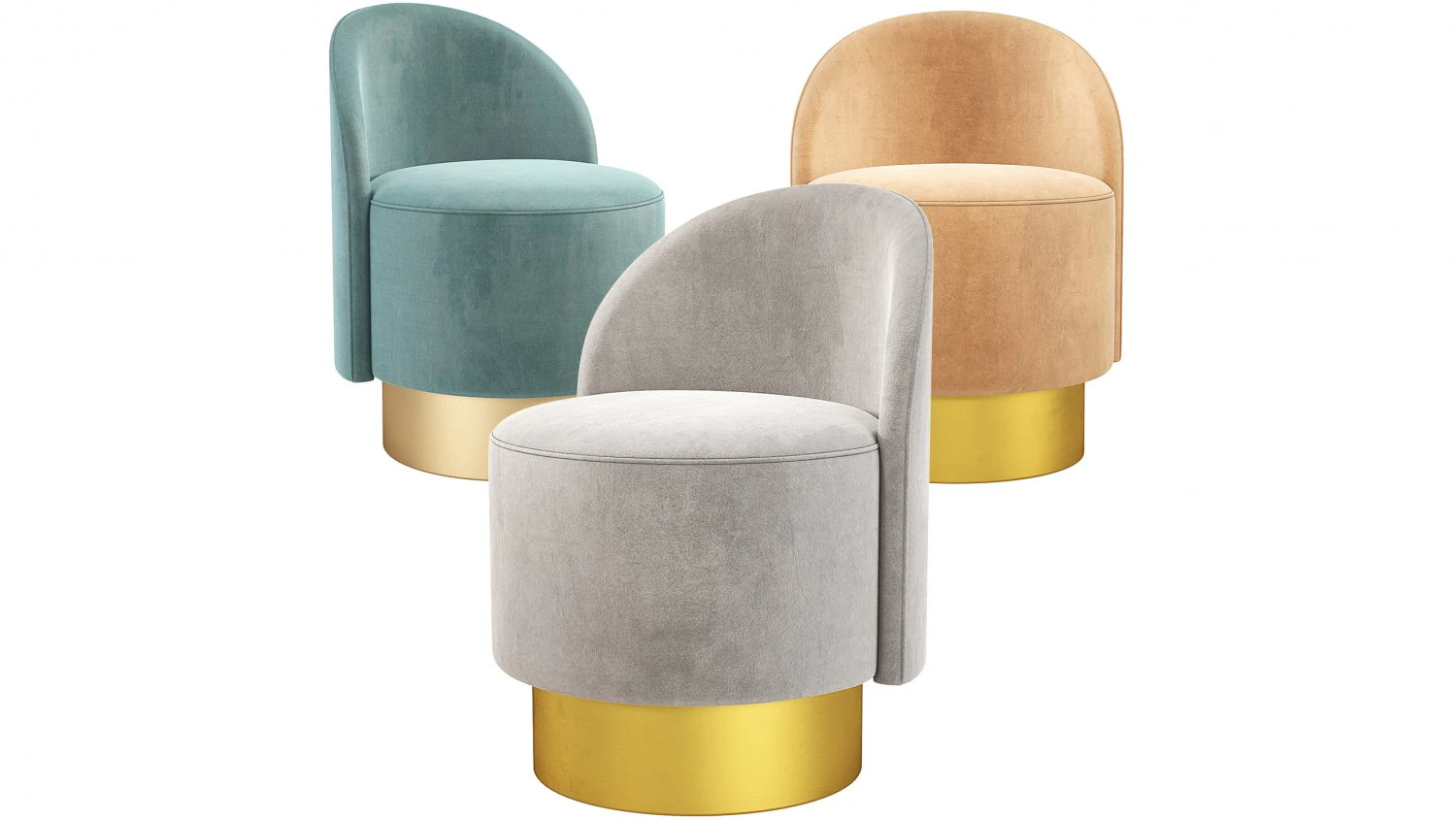 Pastilles Armchair Tacchini Italia 3D Model .c4d .max .obj .3ds .fbx .stl .blend 