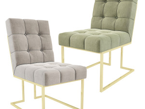Goldfinger Dining Chair Jonathan Adler Model 3D