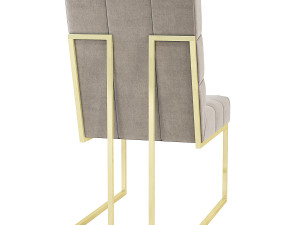Goldfinger Dining Chair Jonathan Adler Model 3D