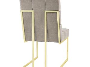 Goldfinger Dining Chair Jonathan Adler 3D Model