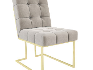 Goldfinger Dining Chair Jonathan Adler Model 3D