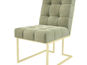 Goldfinger Dining Chair Jonathan Adler 3D Model