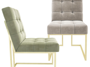 Goldfinger Dining Chair Jonathan Adler Model 3D