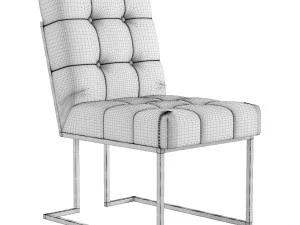 Goldfinger Dining Chair Jonathan Adler 3D Model