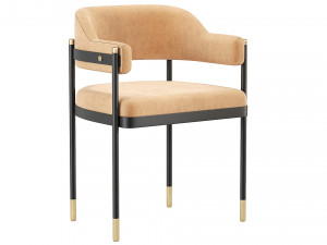 Laskasas Dale Dining Chair 3D Model