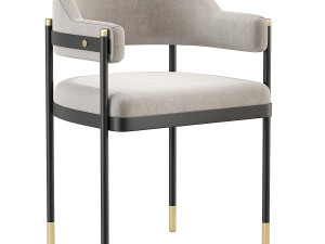 Laskasas Dale Dining Chair 3D Модель
