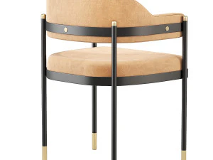 Laskasas Dale Dining Chair 3D Model