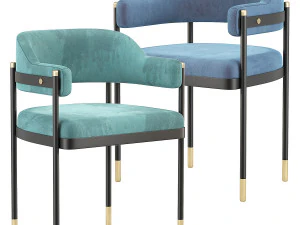 Laskasas Dale Dining Chair 3D Model