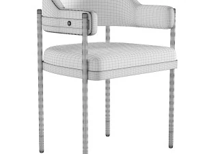 Laskasas Dale Dining Chair 3D Model