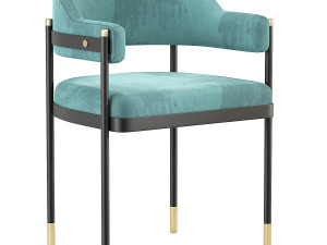 Laskasas Dale Dining Chair 3D Модель