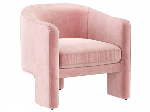 Fairfax sculptural Chair CoCo Republic 3D Model