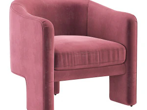 Fairfax sculptural Chair CoCo Republic 3D Model