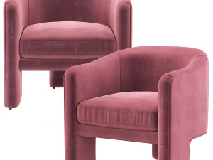 Fairfax sculptural Chair CoCo Republic 3D Model