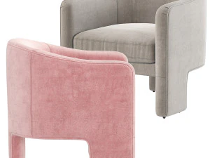 Fairfax sculptural Chair CoCo Republic 3D Model