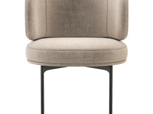 Akiko Dining Chair Gallotti and Radice Modelo 3D
