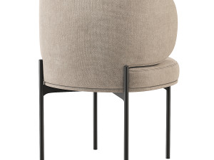 Akiko Dining Chair Gallotti and Radice Modelo 3D