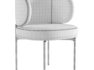 Akiko Dining Chair Gallotti and Radice Modelo 3D