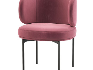 Akiko Dining Chair Gallotti and Radice Modelo 3D