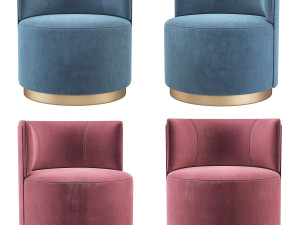 Frag Clubby Armchair Clubby Christophe Pillet Modello 3D