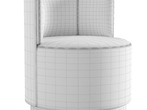 Frag Clubby Armchair Clubby Christophe Pillet Modello 3D