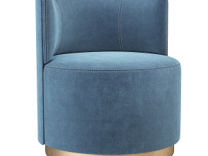 Frag Clubby Armchair Clubby Christophe Pillet Modello 3D